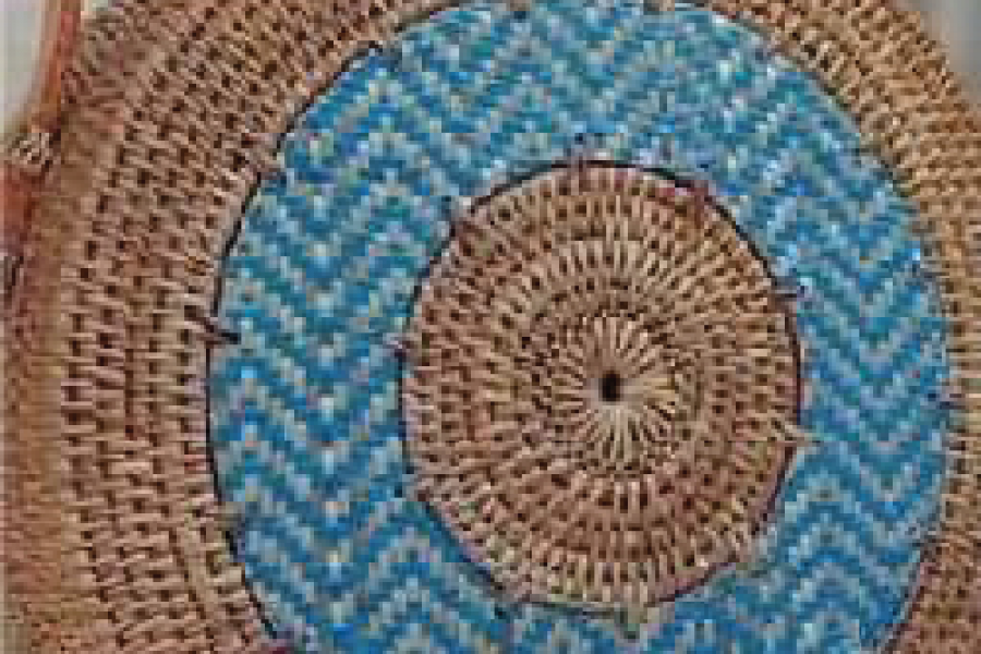 Rattan - Woven Bags Genuine with Different Design -C49 Rattan Bags
